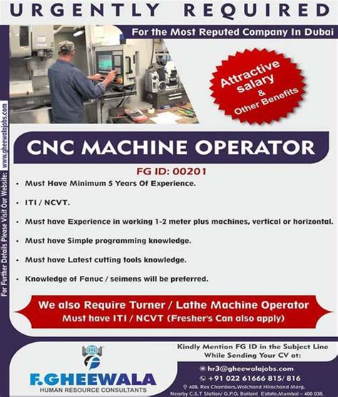 Cnc operator furniture jobs in United Arab Emirates 